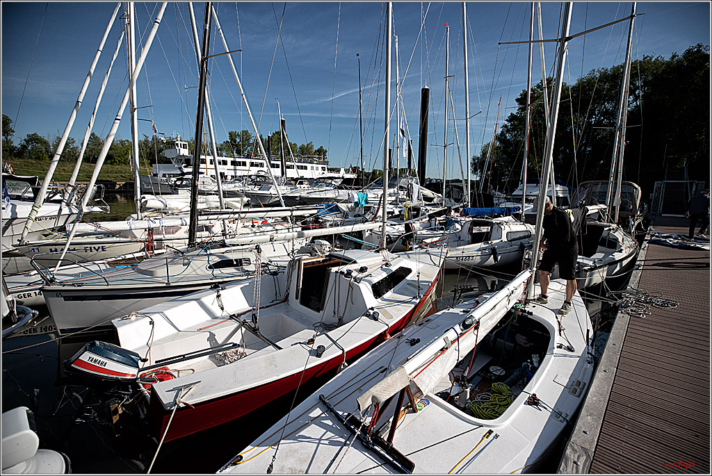 100 Jahre Rheinwoche 2022 - 1. Wettfahrt Porz - Hitdorf, 03.06.2022,